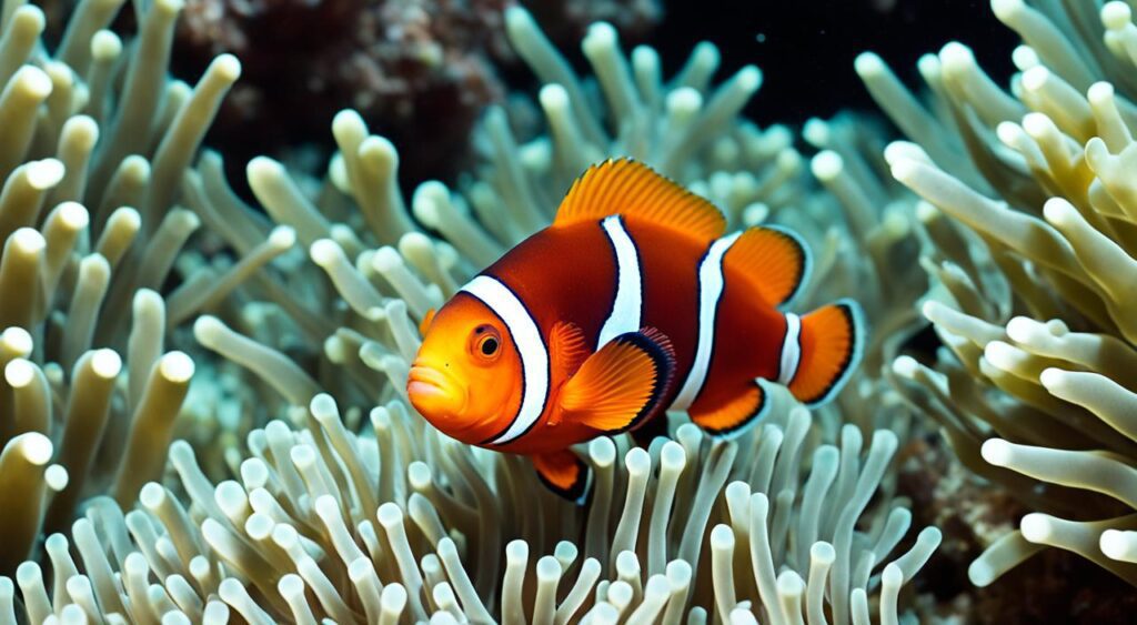 Physical description of Maroon Clownfish