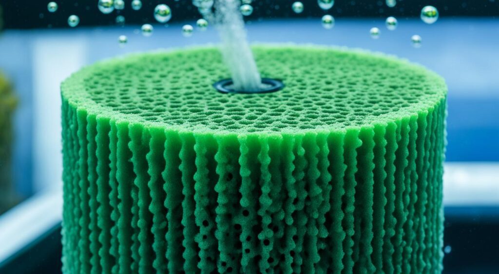 Sponge and air-driven filters